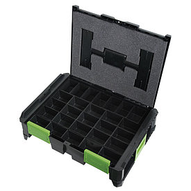 220620 Ящик-органайзер из ABS-пластика "SysCon S" со съемными лотками, 400x300x80 мм (Haupa)