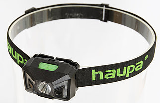 130321 Налобный фонарь LED "HUPflash155+", 155 лм, Li-polymer 3.7V 1200mAh (Haupa)
