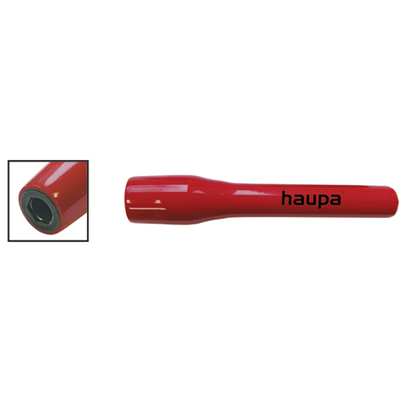 110860 Удлинитель с отверстием для сменных наконечников 1/4"-1/4" 1000В (Haupa)