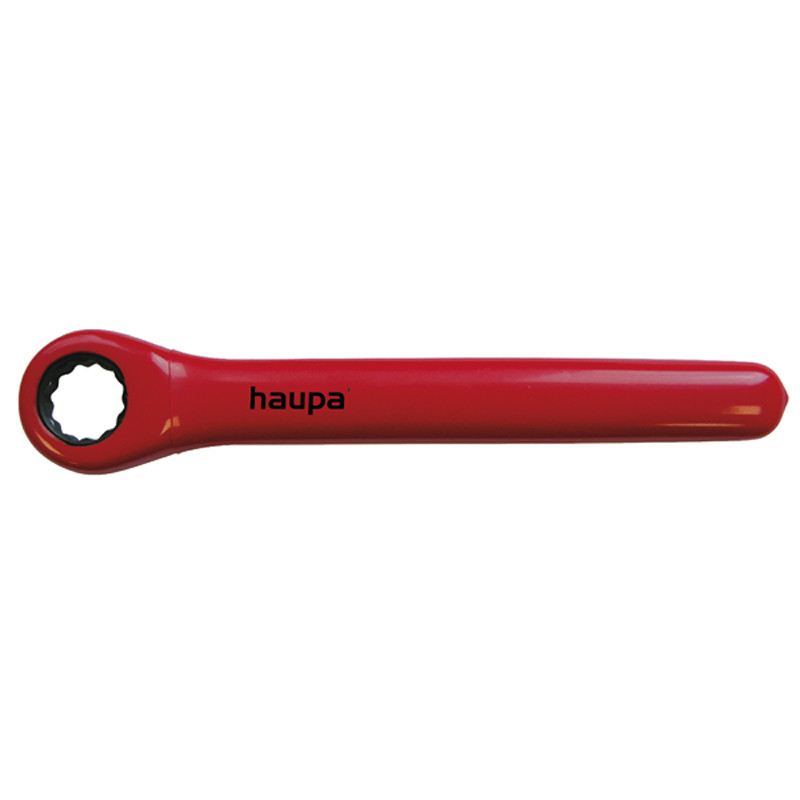 110884 Ключ гаечный накидной 15 мм, трещотка 72 зуба, до 1000В (Haupa)