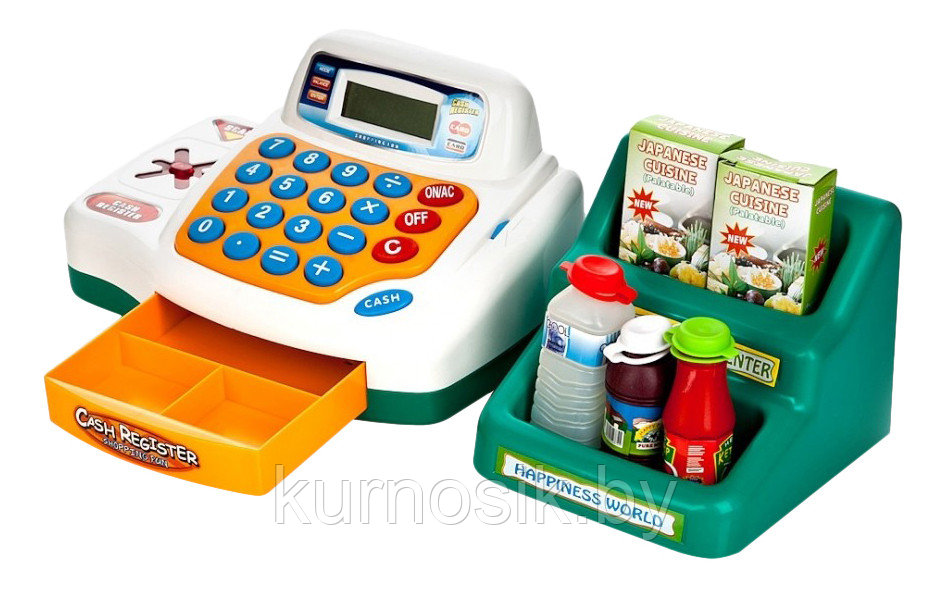 Игровая интерактивная касса Cash Register "Мой Магазин" свет, звук (арт.7254) - фото 7 - id-p140162578