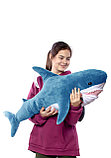 Мягкая игрушка Акула 100 см Синяя, фото 2