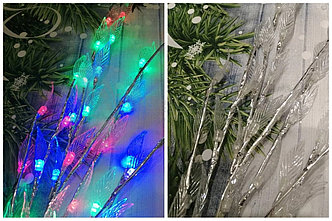 Дерево светящееся Новогодняя сакура 145 см Led 60 220V,  МУЛЬТИ цвета Снежинки