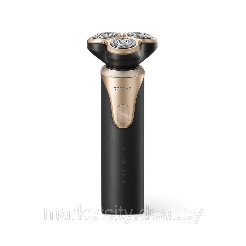 Xiaomi Soocas Smooth Electric Shaver S3 - Роторная электробритва Черный - фото 8 - id-p140164620