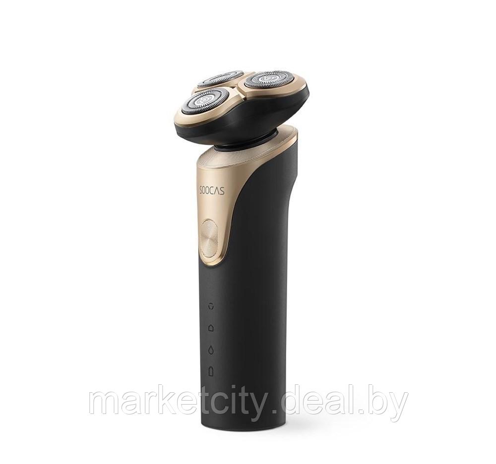 Xiaomi Soocas Smooth Electric Shaver S3 - Роторная электробритва Черный - фото 7 - id-p140164620