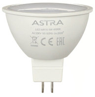 Лампа светодиодная Astra MR16/GU10 5W, 230V, цоколь GU5.3 (MR16), 4000К, 400 лм, холодный свет