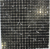 Мозаика Black marble polished 15