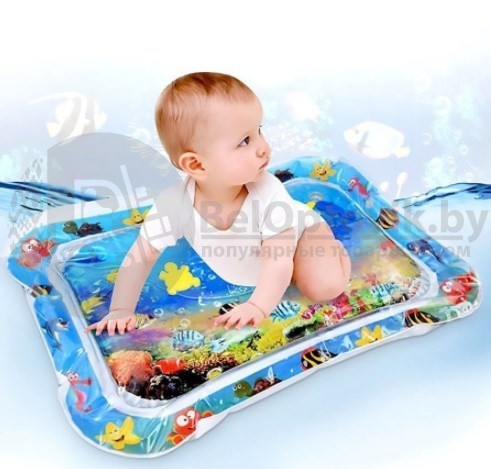 Водный детский развивающий коврик Аквариум, 66 см х 50 см Синий (Акуленок) - фото 10 - id-p140114770