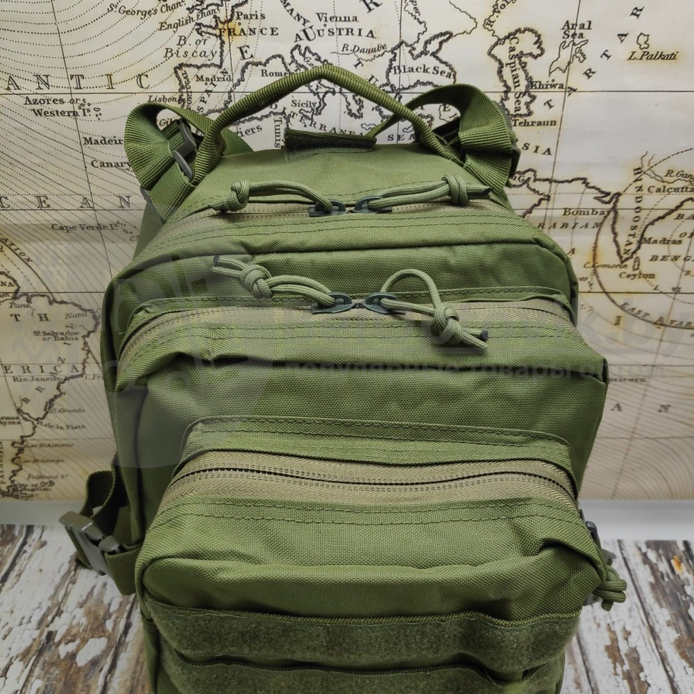 Рюкзак горка армейский (тактический), 40 л Зеленый пиксель - фото 8 - id-p140218451
