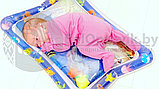 Водный детский развивающий коврик Аквариум,  66 см х 50 см Розовый (Крабик), фото 6