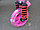 Самокат  Scooter трехколесный розовый, фото 2