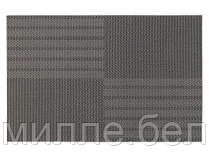 Салфетка сервировочная, текстилен, "HomeArt-1", 45х30 см, серая, PERFECTO LINEA
