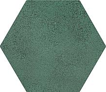 Керамическая плитка Burano green hex 11x12.5