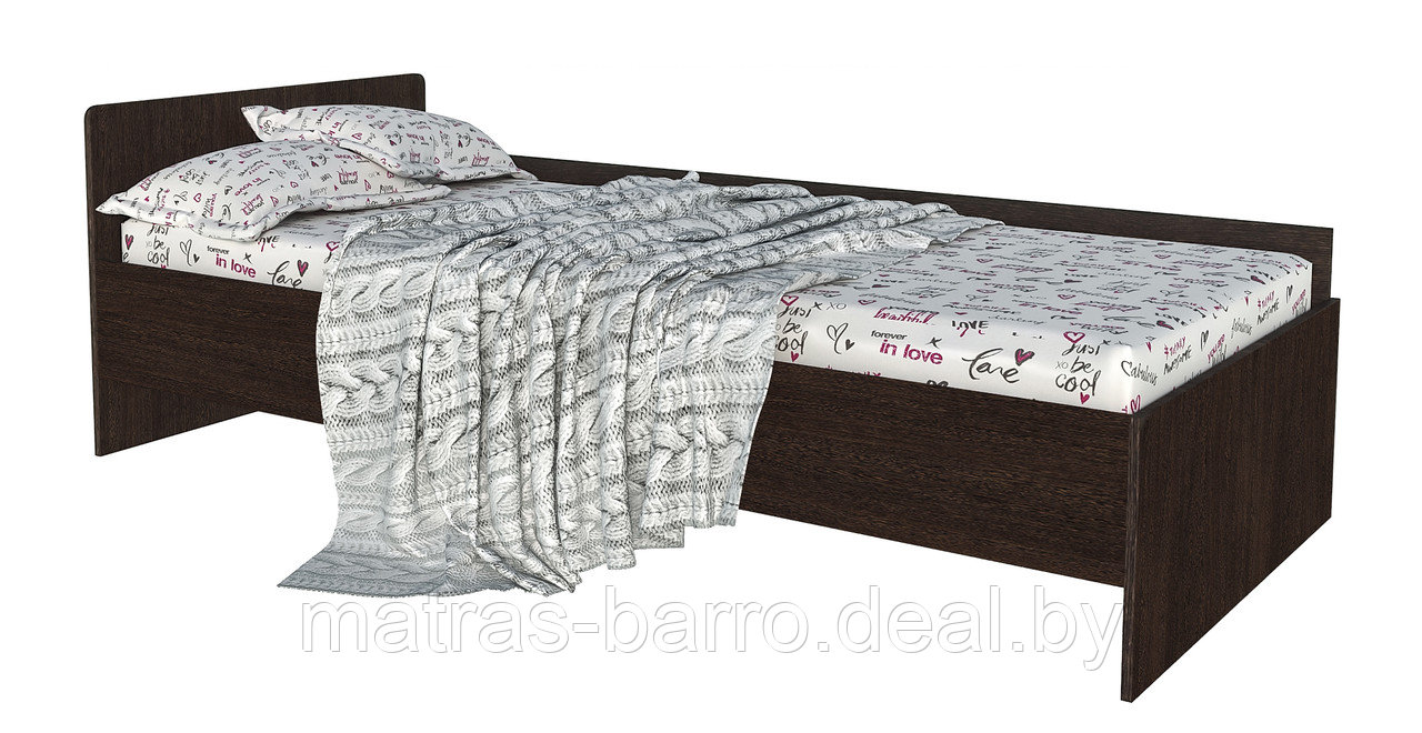 Односпальная кровать Анеси-4 венге - фото 1 - id-p140257012
