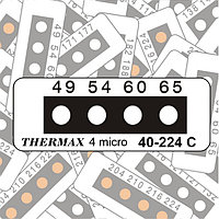 Термоиндикаторная полоса (Термоиндикаторная наклейка) Thermax 4 Micro . 40-224 °С