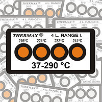 Термоиндикатор (Термоиндикаторная наклейка) Thermax 4. 37-290 °С