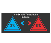 Термоиндикатор для контроля холодовой цепи Hallcrest Temprite
