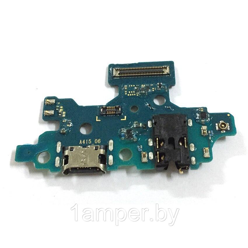 Плата нижняя Original с разъемом зарядного, микрофоном Samsung Galaxy A41/A415 - фото 1 - id-p140264310