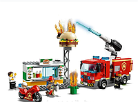 Конструктор Lari City "Пожар в бургер-кафе", 345 деталей, аналог LEGO, арт.11213