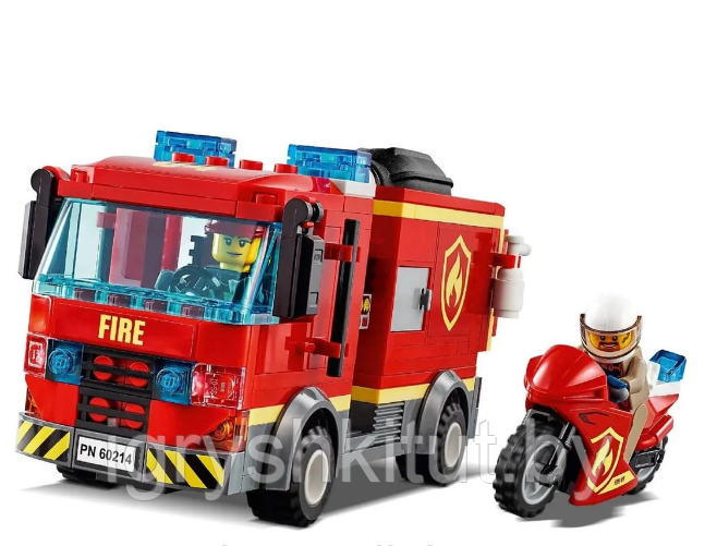 Конструктор Lari City "Пожар в бургер-кафе", 345 деталей, аналог LEGO, арт.11213 - фото 4 - id-p140264544