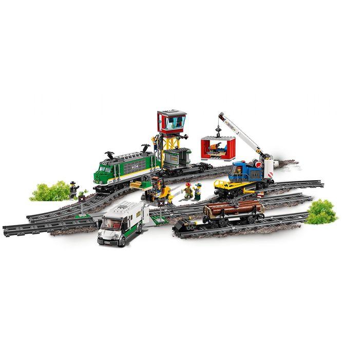 Электромеханический конструктор LEGO City 60198 Грузовой поезд - фото 5 - id-p140264607
