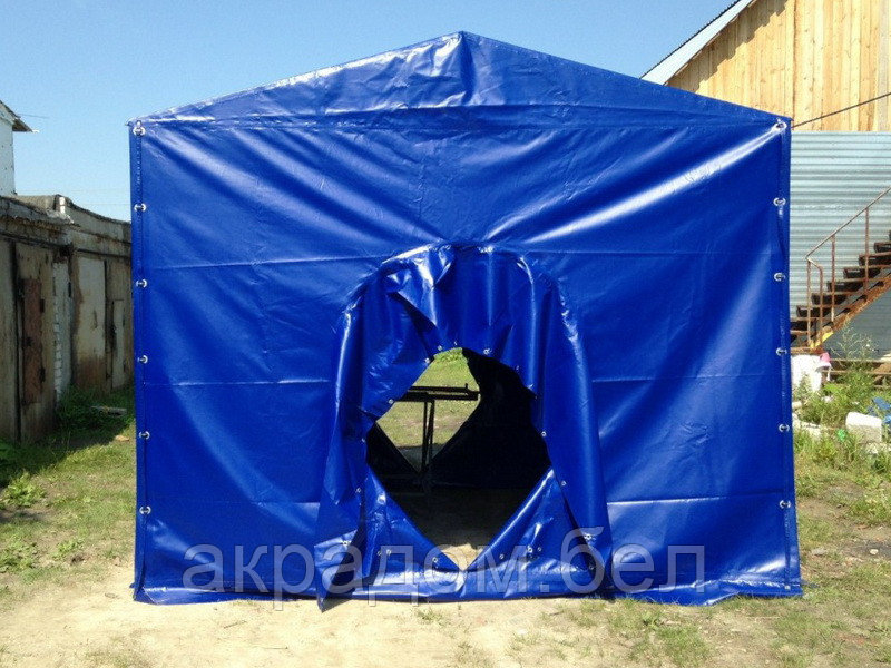 Палатка для монтажа, сварки и ремонта труб из тента ПВХ., укрытия для сварки, палатка кабельщика - фото 4 - id-p140264834