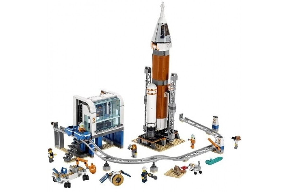 Детский конструктор Lari арт. 11387 "Ракета для запуска в далекий космос серия город" аналог город LEGO City