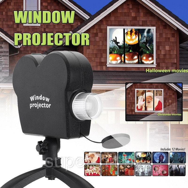 Оконный проектор Star Shower Window Projector - фото 2 - id-p140274280