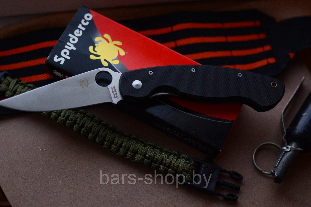 Складной нож Spyderco Military black - фото 2 - id-p140278515