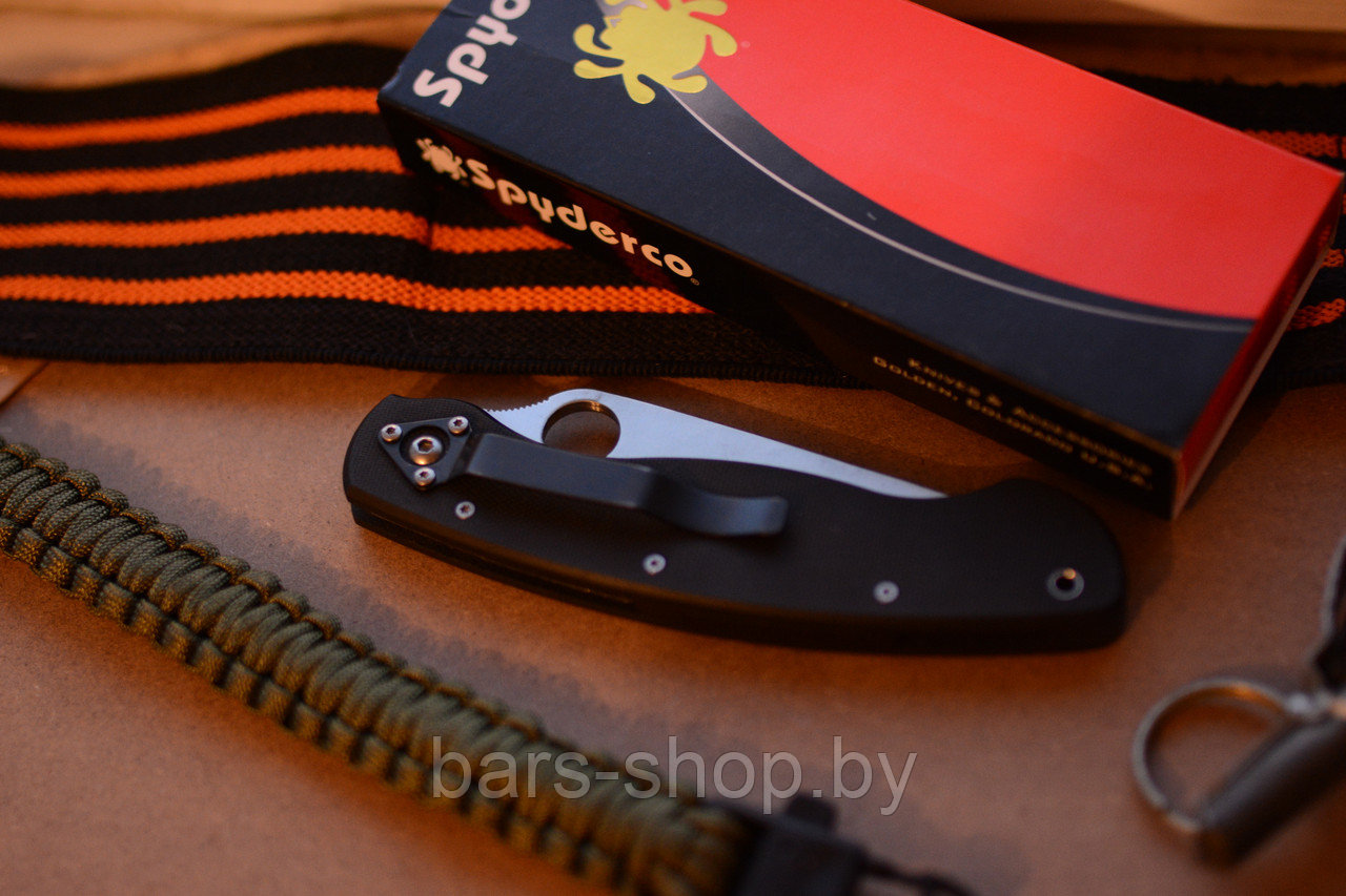Складной нож Spyderco Military black - фото 9 - id-p140278515