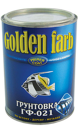 Грунтовка ГФ-21 Golden Farb красно-коричневая 0.9 кг., фото 2