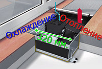 Внутрипольный конвектор Mohlenhoff QSK EC HK 2L 320-140-1000 отопление/охлаждение