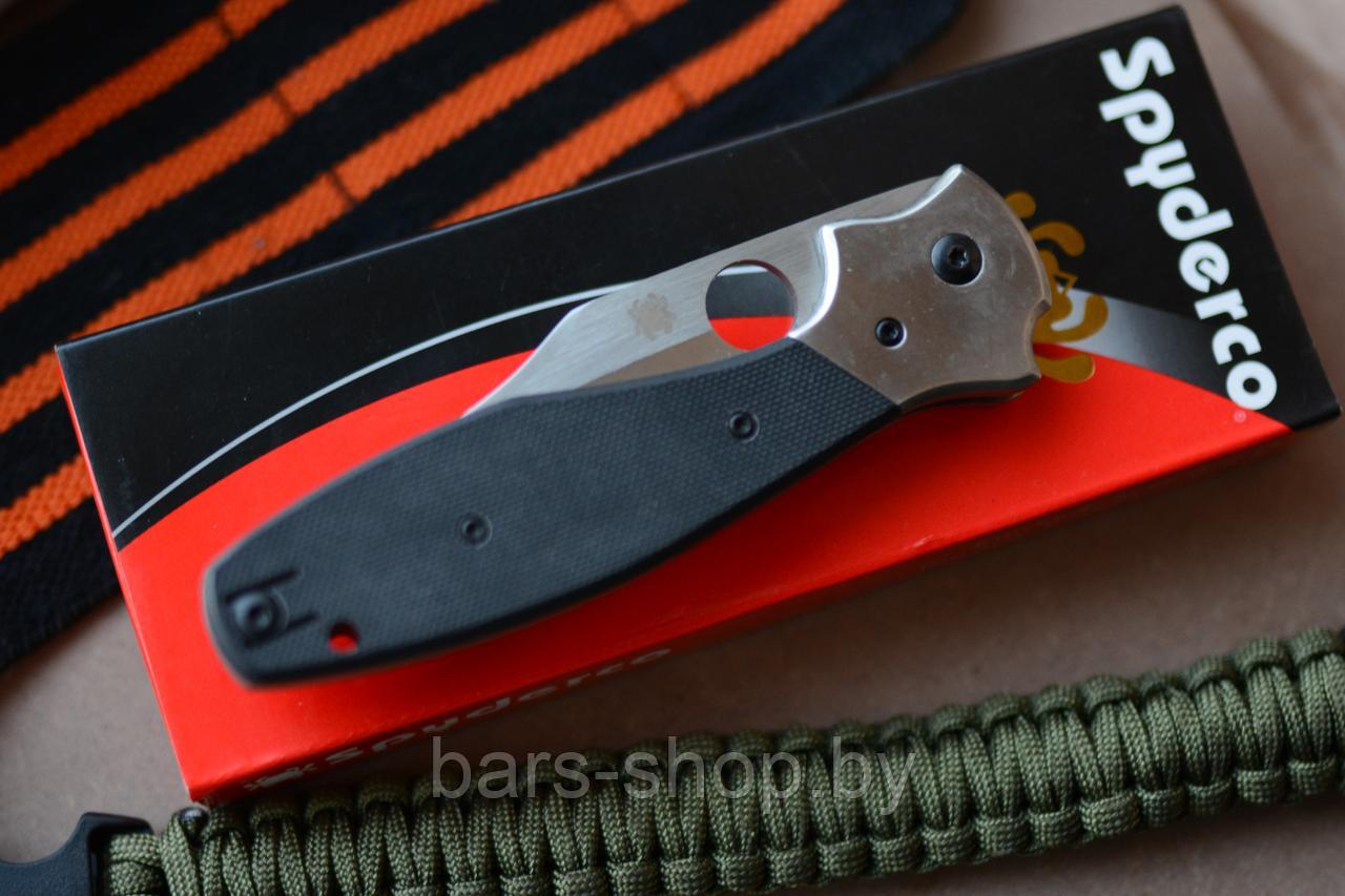 Нож складной SPYDERCO SCHEMPP BLACK - фото 9 - id-p140279000