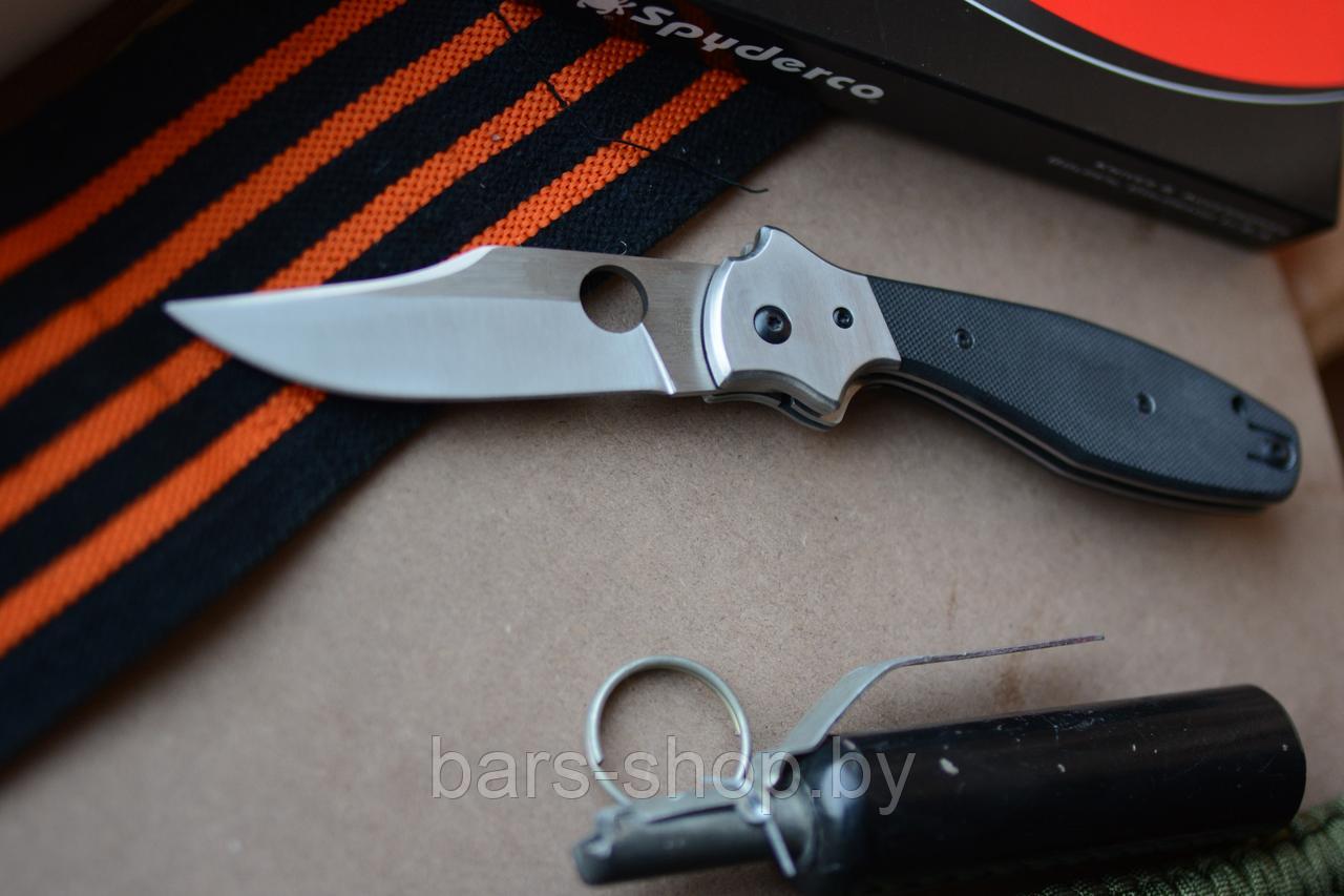 Нож складной SPYDERCO SCHEMPP BLACK - фото 5 - id-p140279000