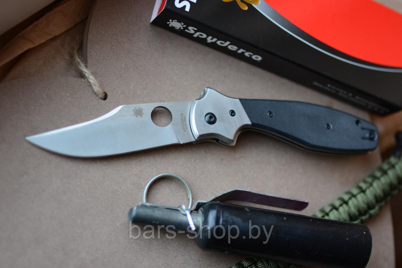 Нож складной SPYDERCO SCHEMPP BLACK - фото 4 - id-p140279000