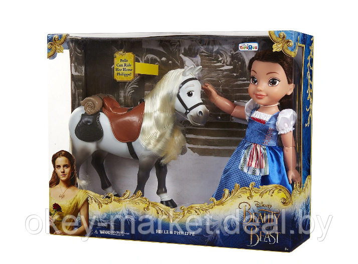 Игровой набор Jakks Pacific кукла Принцесса Белль и конь Филипп 54553 - фото 2 - id-p140282477