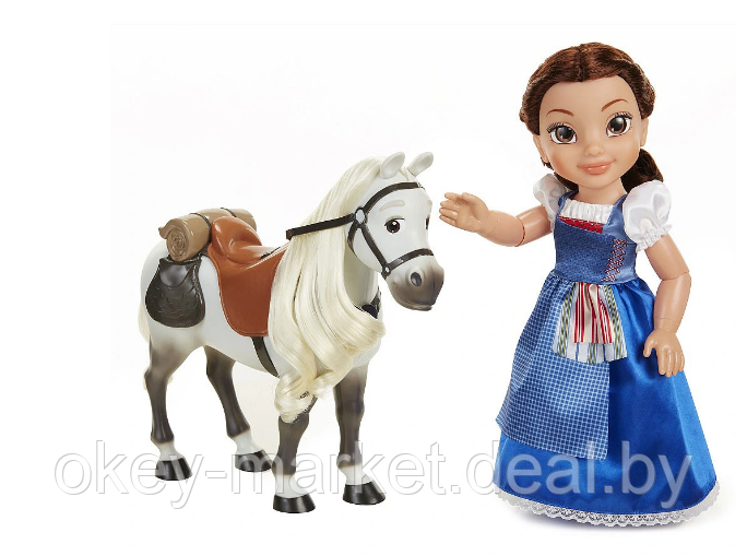 Игровой набор Jakks Pacific кукла Принцесса Белль и конь Филипп 54553 - фото 3 - id-p140282477