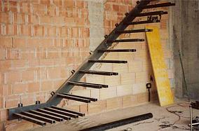 Металлокаркас для консольной лестницы модель 2