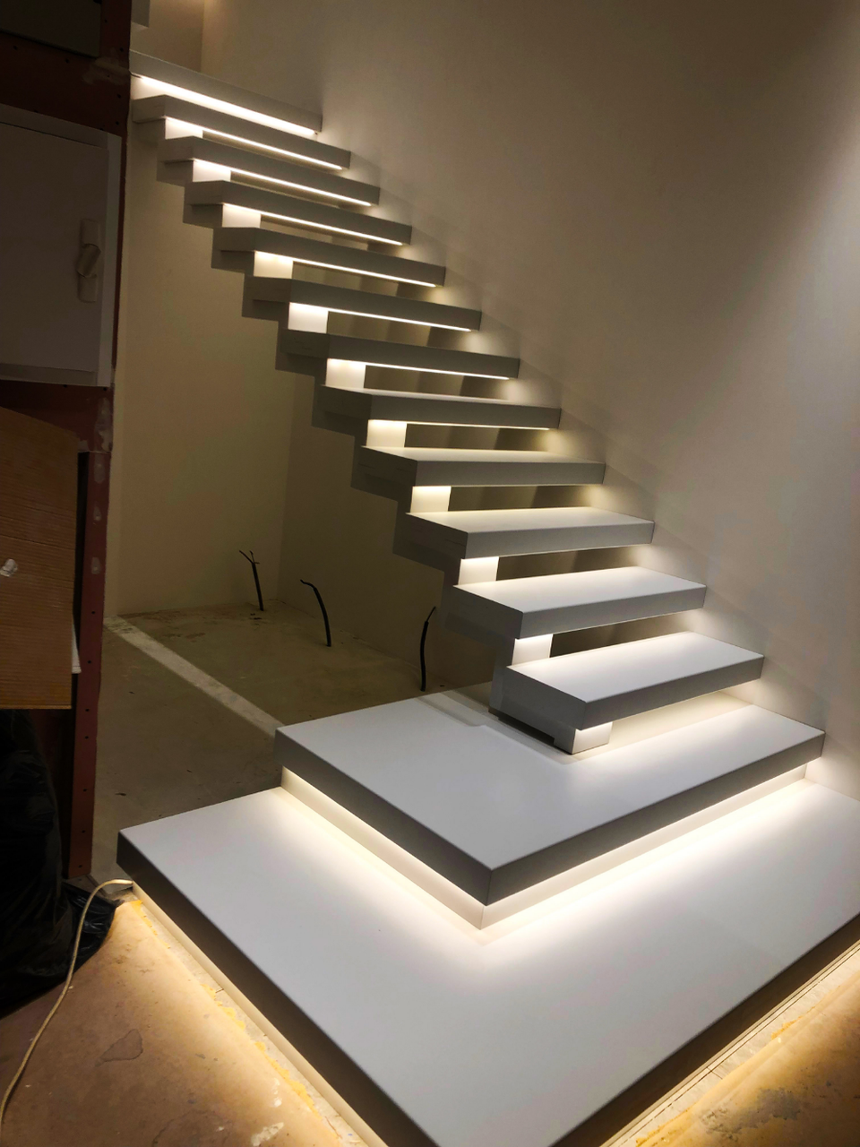 Консольная лестница модель 7