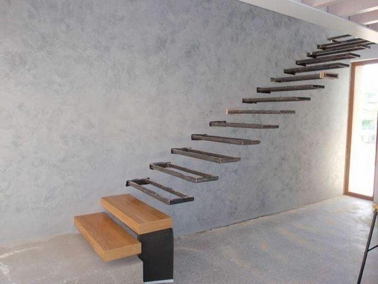 Металлокаркас для консольной лестницы модель 21