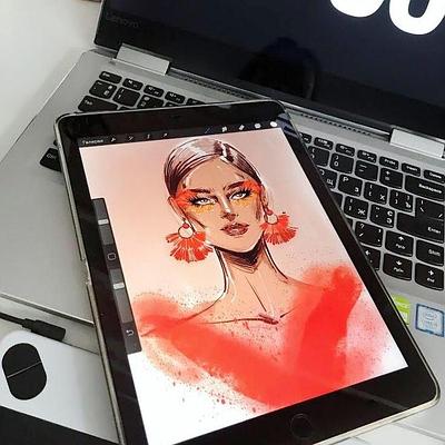 IPad Pro, Wacon планшет для иллюстрации