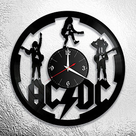 Часы из виниловых пластинок "Зарубежный рок"