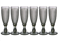 Набор бокалов для шампанского Lefard Muza Color Гранат 781-154  6 шт
