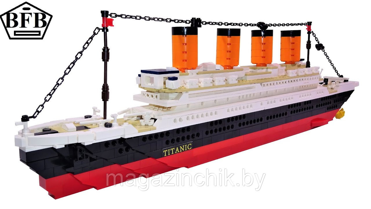 Конструктор Титаник, ZHE GAO QL0958, аналог Лего - фото 4 - id-p140289643