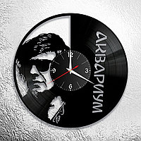 Часы из виниловой пластинки "Аквариум" версия 1