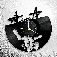 Часы из виниловой пластинки "Алиса" версия 1