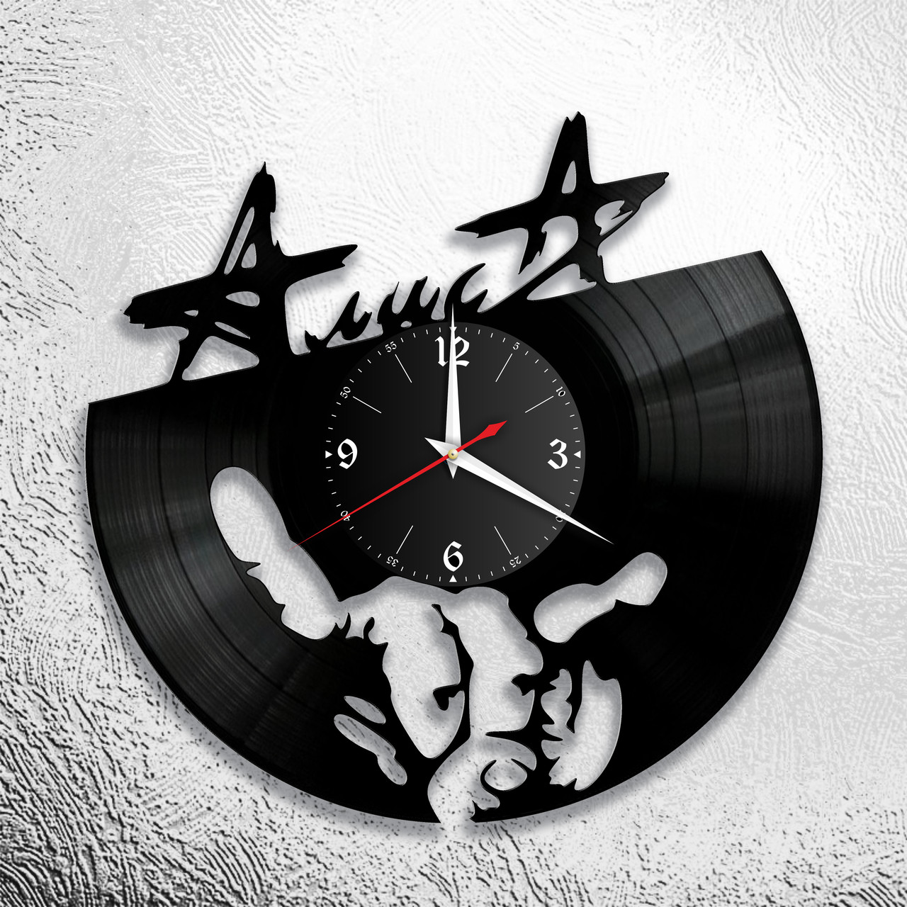 Часы из виниловой пластинки "Алиса" версия 1, фото 1