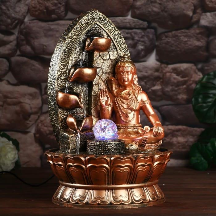 Фонтан декоративный «Бог Шива» световой - фото 2 - id-p140290114