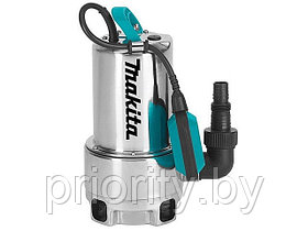 Дренажный насос для грязной воды MAKITA PF 1110 (1100 Вт, 15000 л/ч, до 5 м, стальн. корпус)