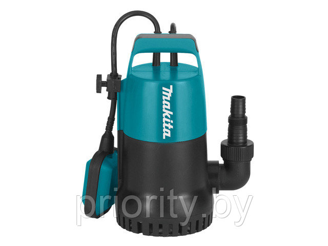 Насос дренажный для чистой воды MAKITA PF 0300 (300 Вт, 8400 л/ч, до 5 м, пластм. корпус)